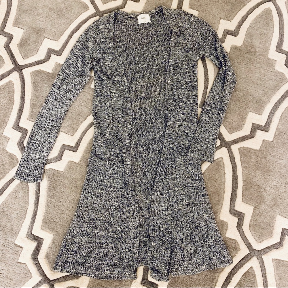 SOLD—DAOL - Korean brand Long grey cardigan